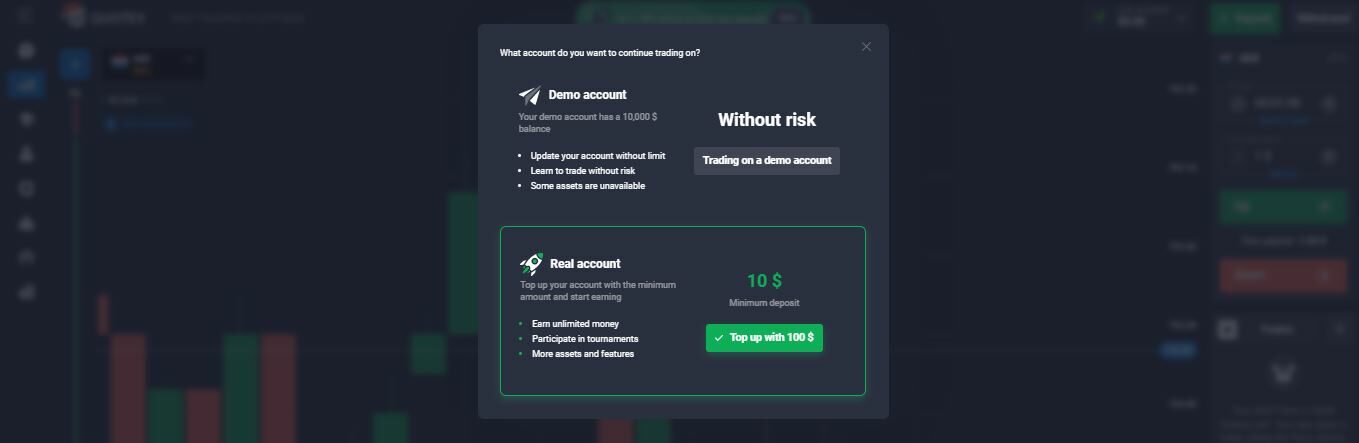 Quotex Demo Account